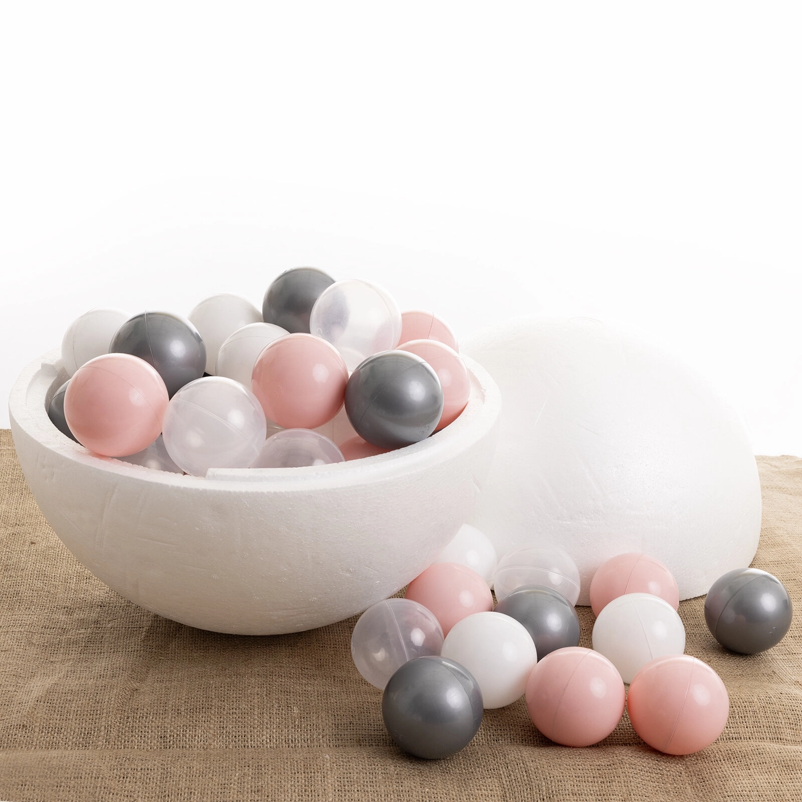 Oyun%20Havuz%20Topu%20Şişme%20Oyun%20Havuz%20Topları%206%20Cm%2050%20Adet%20Pembe-Silver